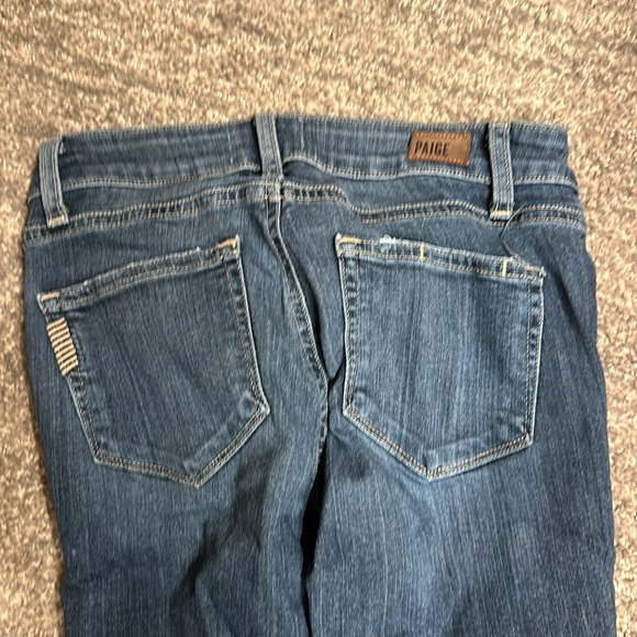 Women’s Distressed Paige Verdugo Ultra Skinny Size 26 - Picture 7 of 8